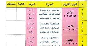 الجيزة تنظم بطولة دوري المصالح الحكومية - جريدة مانشيت