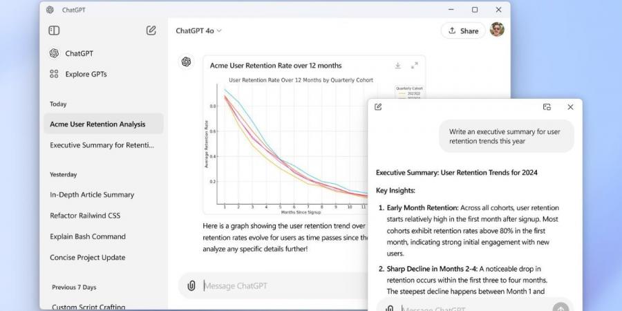 OpenAI تطرح تطبيق ChatGPT لنظام ويندوز - جريدة مانشيت