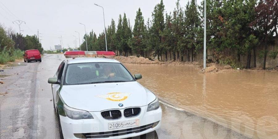 أمطار غزيرة : مواصلة شفط المياه وجهر البالوعات في المنستير - جريدة مانشيت