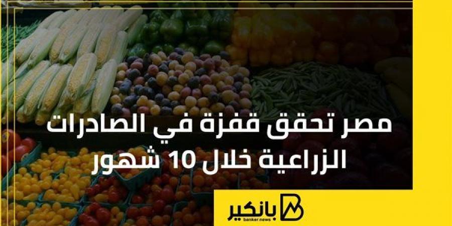 مصر تحقق قفزة في الصادرات الزراعية خلال 10 شهور